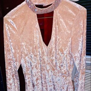 Velvet dress from Charlotte Russe